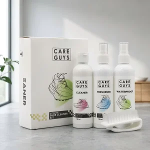 Ultimate Care Guys Sport Shoe Cleaning Liquid Kit & Shoe Cleaner Freshener Protector Brush Wet & Easy Clean