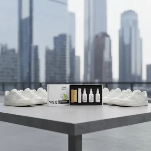 Ultimate Shoe Care Kit with Leather Conditioner Waterproof Brush & Microfiber Cloth Easy Clean Quick