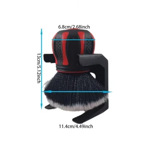 Ultra Soft Synthetic Detailing Brush for Car Cleaning Large Area Coverage Inside Vehicles PP Material