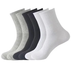 Unisex Basketball Socks Sweat-absorbing Odor-resistant Antibacterial Non-slip Invisible Solid Color Socks