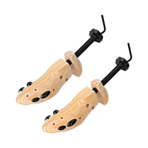 Unisex Two Way Shoe Stretcher Set Natural Wood Tree for Shoe Care