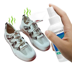 Vegan Lemon Cooling Odor Neutralizing Shoe Deodorizer Foot Spray and Shoe Odor Eliminator for Men and Women