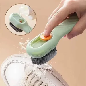 Washing Soft Clothes Sneaker Cleaning Multifunctional Liquid Shoes Brush with Dispenser Shoe Cleaning Brush Clothing Brush