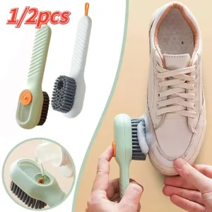 Washing Soft Clothes Sneaker Cleaning Multifunctional Liquid Shoes Brushes with Dispenser