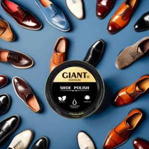 Water Based Shoe Polish Paste with Carnauba Wax Mild Ingredients All Colors for Leather Shoes