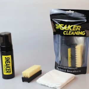 Water Free Foam Sneaker Cleaner Shoe Care Kit Includes Shoe Brush and Shoe Cloth Sneaker Care Cleaning Kit