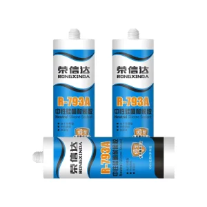 Waterproof Fast Curing Neutral Silicone Sealant White Smooth Paste for Transportation Construction Footwear Leather Adhesive