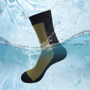 Waterproof Knitted Nylon Cotton Professional Sports Socks Anti-slip Sweat-absorbent Deodorant Features for Running Camping