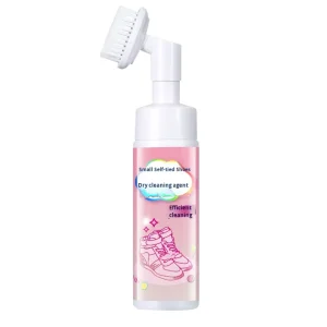 White Household Dry Cleaning Foam for Shoes Effective in Removing Stains Dirt Brightening Them After Water Washing Shoe Cleaner