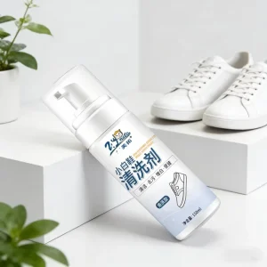 White Shoe Cleaner Non Water Based 150ml Eco Friendly Spray No Rinse Fresh Scent Anti Yellowing Stains Dry Foam Cleaner