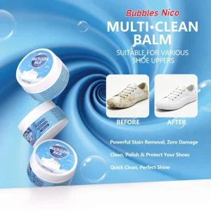 White Shoe Cleaning Cream Multi Functional Cleaner Kit No Water Needed Instant Deep Whitening Stain Remover Care Paste