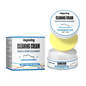 White Shoe Cleaning Cream Multi purpose Cleaner for White Shoes Instantly Removes Stains and Yellowing Edges