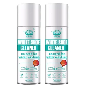 White Shoe Cleaning Spray Daily Shoe Care Stain Remover Mist Shoe Foam Cleaner