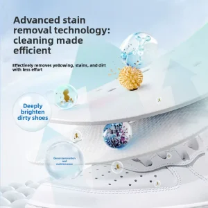 White Shoe Foam Cleaner Stain Remover & Yellowish Cleaning Agent Special Sneaker Cleaner for Shoes Care