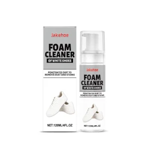 White Shoe Foam Cleaner a Gentle and Portable Cleaning Agent for Removing Yellowing and Stains From White Shoes