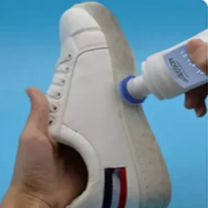 White Shoe Whitening Cleaner and Brightening Sneaker Shoe Care Kits Remove Shoe Stains Cleaning Gel
