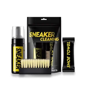 White Shoes Shine Foam Sneaker Shoe Care Kits Travel Portable Sneaker Cleaner Shoe Care Tool Kit