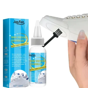 White Shoes Stain Polish Cleaner Dirt Remover Set With Brush Tape Cleansing Washing Tool