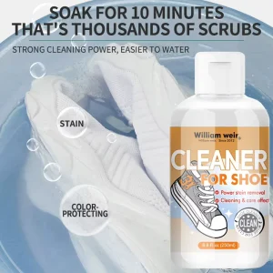 White Shoes Stain Removal Yellowing Removal Stubborn Stains Cleaning Shoe and Boot Oxygen Cleaning Solution