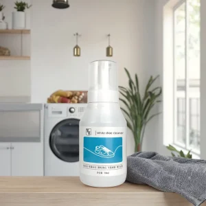 White Sneakers Shoe Powder for Easy Spot Stain Yellow Whitening Removal on Leather Effective Detergent Use