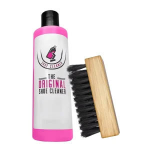 White pink Miracle Kit with Bottle and Brus Nu Antidote Sneaker Cleaner Shoe Care Kits Private Label