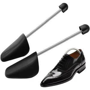 Women and Men Spring Sneaker Tree Metal Shoe Tree with Plastic Sole Protector and Crease Protector Decreasing Shoe Horn