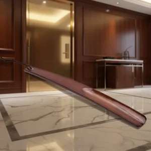Wood Custom Long Handled Hotel Supplies Wooden Shoe Horn Household Products