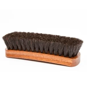 Wood Hand and Horse Hair Shoe Cleaning Brush