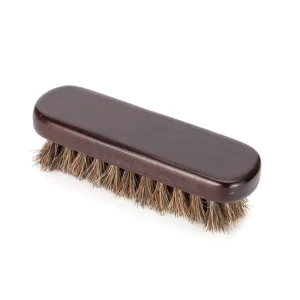 Wood Handle Horse Hair Shoe Brush Shoe Cleaning Brush