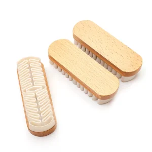 Wood Rubber Shoe Brush For Cleaning Boots Shoes Jackets