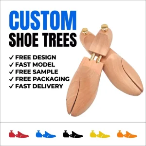 Wood Shoe Trees Anti Wrinkle and Non Deforming Shoe Expander Stretcher with Cover for Shaping Shoes