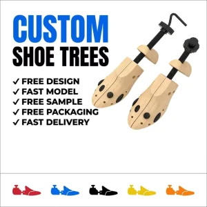 Wood Shoe Trees Shoe Stretcher Expander Shaper Tree Adjustable Length and Width Anti Deformation for Men or Women