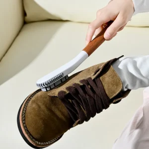 Wood TPR Multifunctional Brush Portable Shoe Brush Customized Practical Cleaning Brush