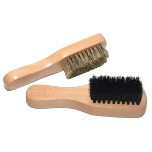 Wooden Boar Bristles Shoes Brush for Shoes Cleaning Shoe Brush