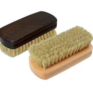 Wooden Brush with Beech Handle Horse Hair Brush for Cleaning Hats Clothes Suits Wood Brush