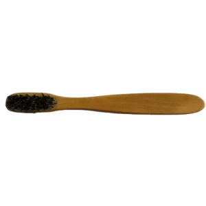 Wooden Handle Shoe Oil & Cream Brush for Cleaning Folds Creases Dipping Shoe Care Tool Customized Bristle Hair Nylon