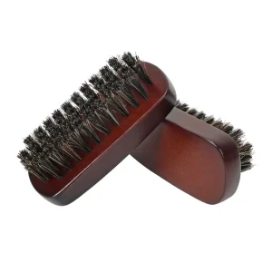 Wooden Household Cleaning Brush Horse Hair Leather Shoe Cleaning Brushes Horsehair Shoe Polishing Brush