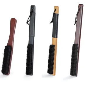 Wooden Long Handle Shoe Brushes Shoes Boot Leather Cleaning and Shine Ergonomic Design for Shoe Stores & Home