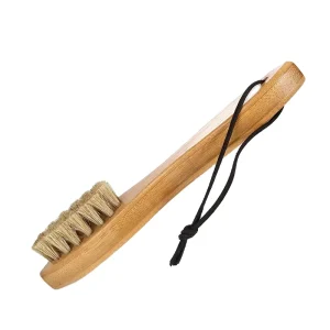 Wooden Polish Horse Hair Hog Cleaning Cleaner Shine Shoe Brush
