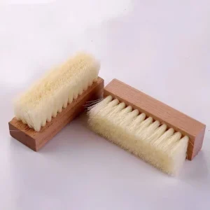 Wooden Shoe Sole Cleaning Brush Sneaker and Leather Shoe Boot Cleaning Kit