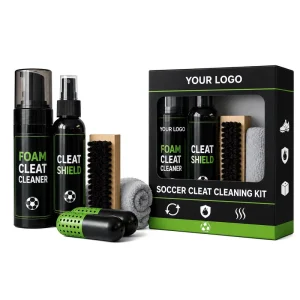 World Soccer Cleat Cleaning Kit Football Boot Cleaning Set Liquid Shoe Cleaner Stain Remover Waterproof