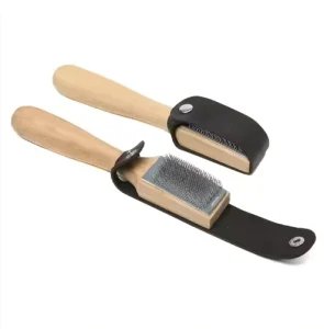 XS00002 Latin Ballroom Bowling Rubber Sole Dance Shoes with Wooden Suede Bottom and Hard Bristle Wire Brush Cleaner