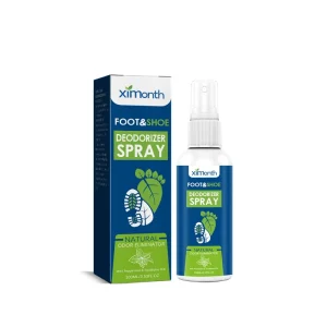 Ximonth Private Label Organic Portable Prevent Odor Shoe Spray Smell Shoe Deodorizer Spray Foot Shoe Deodorant Spray