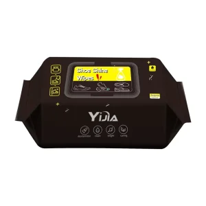 YIJIA Shoe Cleaner Wet Wipes Non Woven Material Deep Cleaning & Polishing Non Toxic OEM Supply 15×20 Sheets for Shoes