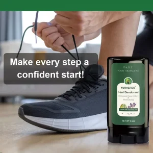 YURHERSU Lasting Fragrance Protection Odor Carpe Antiperspirant Foot Lotion Natural Formula for Smelly Shoes Stinky Feet