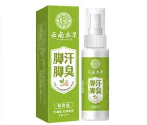 Yunnan Herbal Athlete’s Foot Odor Beriberi Foot Sweat Spray Antiperspiration Bacteriostatic Anti Fungal