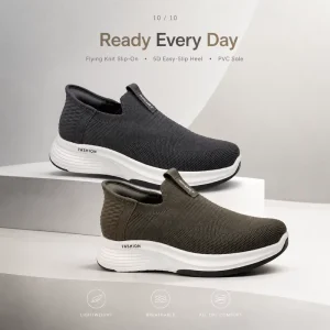 Zapatillas Deportivas Sin Cordones Custom Men Sock Sneakers Hands Free 5D Slip on Cushioned Platform Daily Walking Worship