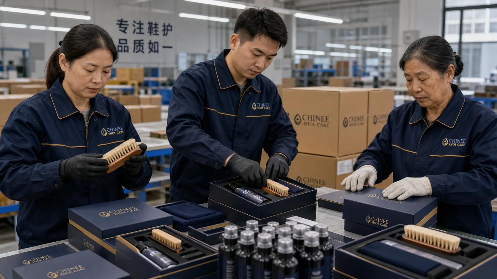 CHINEE SHOE CARE Brush & Kit Assembly